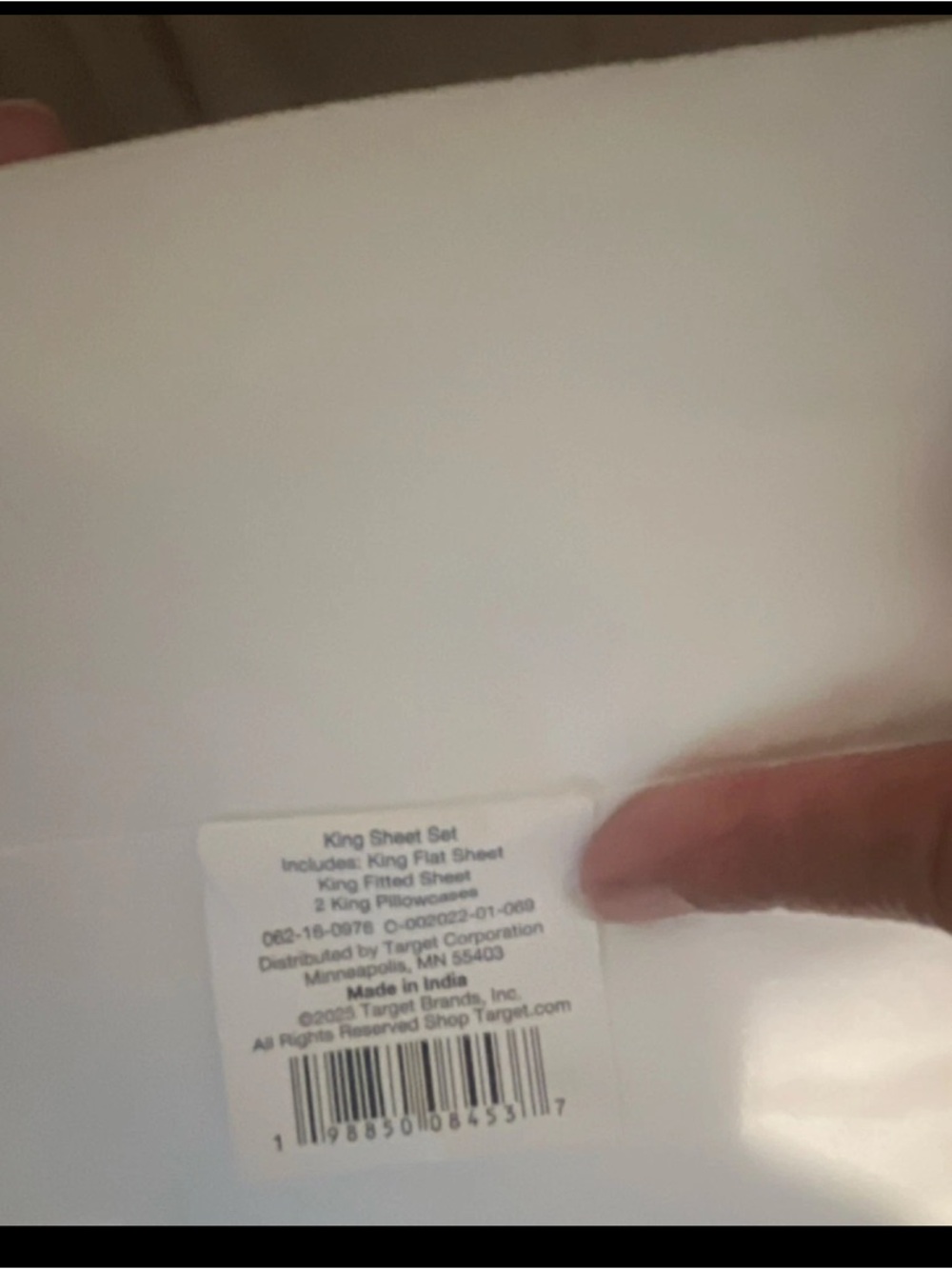 Threshold White King Sheet Set - White